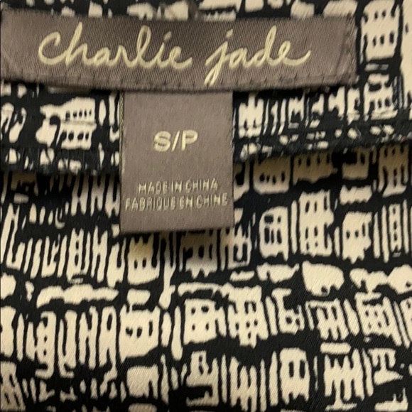 Charlie Jade Black & Cream Dress - Picture 4 of 4